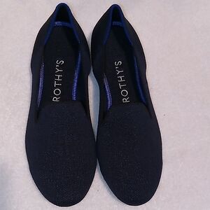 Rothy's Navy Blue Knit Flats